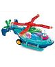 Bunie 3D Transparent Electric Helicopter -Pack of 1 Multicolor