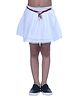 Creative Kids Cotton Woven Swiss Dots Embroidered Skirt - White