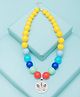 Arendelle Pearls Embeliished & Unicorn Designed Necklace - Blue