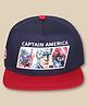 Kidsville Marvel Featuring Captain America Designed Cap - Blue-  Diameter 54 Cms