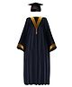 RAJ FANCY DRESSES Full Sleeves Convocation Theme Costume Set - Black