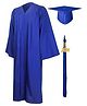 RAJ FANCY DRESSES Full Sleeves Convocation Theme Costume Set - Blue
