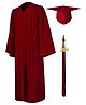 RAJ FANCY DRESSES Full Sleeves Convocation Theme Costume Set - Maroon