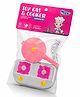 Sunny Toy Gas & Cooker Stainless Steel Kitchen Set - Pink