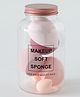 Makeup Sponge Set Beauty Blender for Liquid Foundation Creams & Powders Latex-Free Wet & Dry Use Pack of 7 - Pink