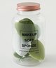 Makeup Sponge Set Beauty Blender for Liquid Foundation Creams & Powders Latex-Free Wet & Dry Use Pack of 7 - Green