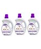 Bunniez Baby Laundry Detergent, Lavender Fragrance | Liquid Detergent for Baby Clothes | Kills Barteria | Free From Harsh Chemicals & Colorant - 3 x 1L (Pack of 3)