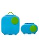 B.Box Small & Medium Lunchbox Combo -Toddler & Kids Tiffin Set for School - Blue