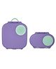 B.Box Small & Medium Lunchbox Combo -Toddler & Kids Tiffin Set for School - Purple