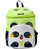 SCHOOLISH Adorable Panda Design Kindergarten Backpack for Kids- PACK OF 1- COLOR MAY VARY - Height 12 Inches