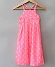 Qvink Sleeveless Flamingos Printed Jumpsuit - Pink