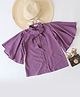 Qvink Half Bell Sleeves Solid Top - Purple
