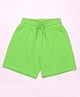 Be Awara Cotton Knit Solid Shorts - Green