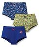 Pine Kids Cotton Elastane Knit Hipsters With Floral Print Pack Of 3 (Colour May Vary)