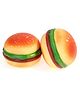 New Pinch Decompress and Stress Stretch Burger shape  Toy, Slow Rising Squishy Squeeze Toys, Soft Stress Relief Toys for Kids Birthday Gifts for Boys Girls Adults Pack of 2