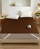 RRC 4 Corner Elastic Strap King Size Waterproof Quilted Mattress Protector - Blue