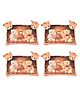 RRC Soft Velvet Smiling Teddy Print Head Support Pillow for Newborns & Infants - Brown