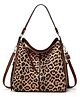 Lychee Bag Women Hobo PU Handbags Leather Ladies Shoulder Bag