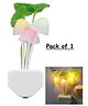 ADKD Mushroom LED Night Lamp with Automatic Light Sensor  Energy Saving, Color Changing Night Light for Bedroom, Kids Room & Home Décor - (Pack of 1) (Color & Design May Vary)