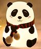 ADKD Adorable Panda Silicone Night Lamp with Touch Control & Warm LED Light  Rechargeable Bedside Lamp for Kids - (Color & Design May Vary)