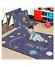Elecart XPE Foam Baby Play Mat  Large Waterproof Non-Slip Crawling Mat for Babies & Toddlers  Foldable, Soft Cushioned Floor Mat with Space-Themed Design for Tummy Time & Play (Blue)