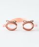 Solid Color Swimming Goggles Free Size - Peach