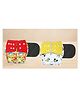 KIDS BASIC Reusable Baby Cloth Diapers With Fun Prints Washable Diaper Nappy - White & Yellow (Pack of 2)
