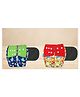 KIDS BASIC Reusable Baby Cloth Diapers With Fun Prints Washable Diaper Nappy - Yellow & Blue (Pack of 2)