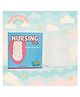KIDS BASIC Nursing Breast Pads for Feeding Mother Washable, Reusable Soft Breast Pads (Pack of 8)