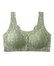 Bella Mama  Nursing Padded Bra With Floral Design - Light Green