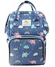 House of Quirk Baby Diaper Bag Maternity Backpack (Blue Elephant Printed)