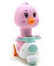 NEGOCIO Press & Go Cartoon Chick Motorcyle Toy for Kids- Pack of 1- Color May Vary