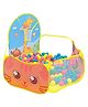 BabyGo Kids Activity Ball Pool Giraffe for Kids Play Tent House Ball Pit for Toddlers (Yellow) (with 30 Balls)