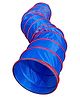 Homecute Foldable Kid's play Tunnel for Boys & Girls,Zig-Zag Tunnel Blue