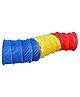 Homecute Foldable Kid's play Tunnel for Boys & Girls,Zig-Zag Tunnel Multi
