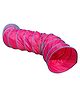 Homecute Foldable Kid's play Tunnel for Boys & Girls,Zig-Zag Tunnel Pink
