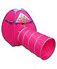 Homecute Foldable Kid's play Tunnel for Boys & Girls,Tunnel With Igloo Tent (Small) Pink