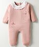 ToffyHouse Full Sleeves Romper With Butterfly Applique - Light Pink