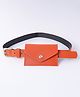 Pine Kids Solid Belt  with attach Wallet - Orange