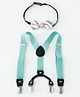 Babyhug Bow & Suspender Set - Light Green