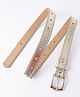 Pine Kids Free Size Belts with Embellished Detailing - Golden