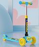 Tondu 3-Wheel Kick Scooter for Kids | PVC Light-Up Wheels | Adjustable Handlebar | 40kg Capacity | Age 3-7 Years | Boys & Girls (Blue)