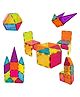 Kidsmate 16-Pcs Magnetic Tiles Set | Brain Boosting Fun & Educational STEM Learning Toy | Strong Magnetic Blocks for Creative Building | Colorful Magnetic Tiles for Boys & Girls 3-8 Yrs - Multicolor
