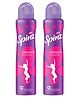 Spinz Enchante Perfumed Deo for Women Long-Lasting Floral Fragrance  Pack of 2 - 200 ml Each