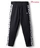 Honeyhap Premium Cotton Full Length Jeggings with Bio Finish & Cheetah Print - Black