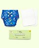 SuperBottoms BASIC Cloth Diapers for Babies Starter Kit - Reusable Diaper - Diaper Cover, Inserts, Disposable Liners - Space Rocket