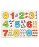 FunBlast Wooden Learning Board for Kids with Knobs  Multicolor