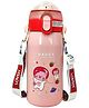 FunBlast Cartoon Theme Insulated Stainless Steel Water Bottle Light Pink - 530 ml