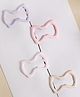 Kicks & Crawl Set Of 4 Bow Designed Hair Clips - Multi Colour