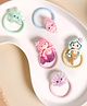 Kicks & Crawl Set Of 5 Mermaid Applique Detailed Rubber Bands - Multi Colour